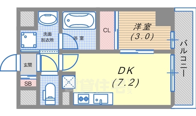 みやびアローズ神戸の間取り