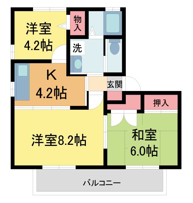 ディアス平野の間取り