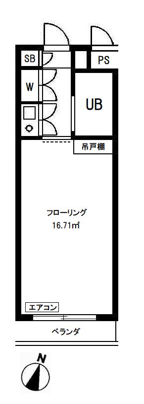 アサカ１０１の間取り