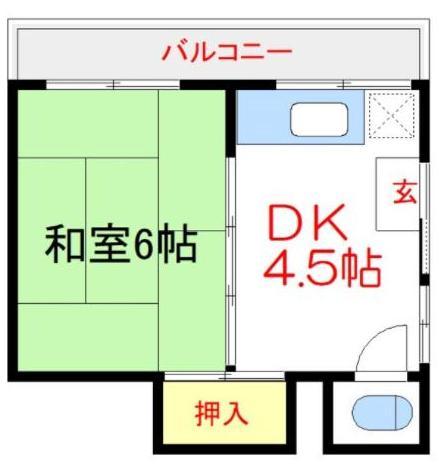 大内荘の間取り