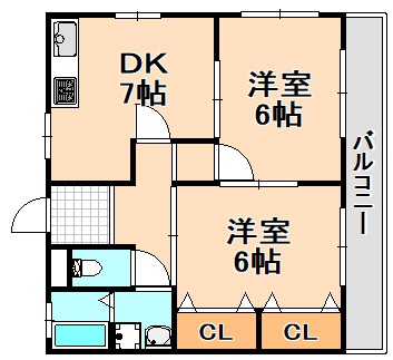 辰巳マンションの間取り