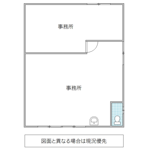 きぬの里テナントの間取り