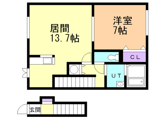 かーさなるかわの間取り