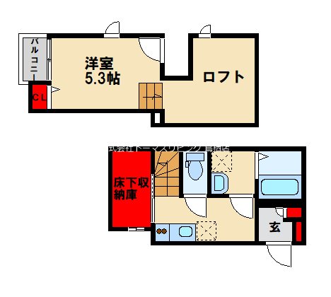 CB鳥栖ヴィヴァーチェの間取り