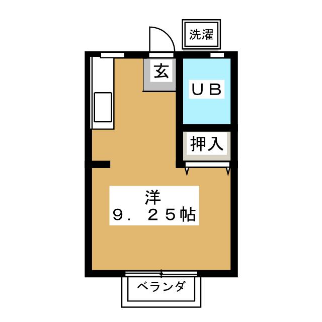 ブルーアップルの間取り