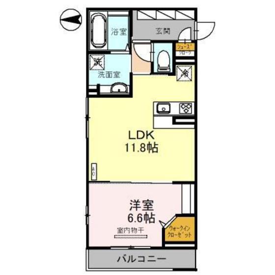 ルミナス古鍛冶町の間取り