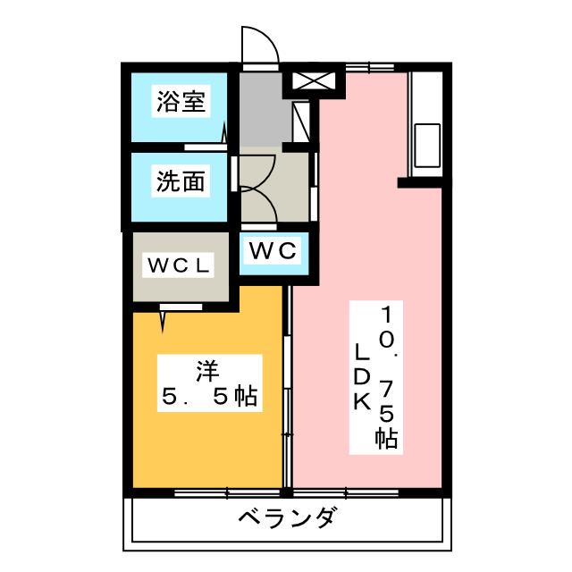 マノワール十六田の間取り