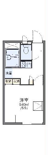 レオパレスシロヤシキの間取り