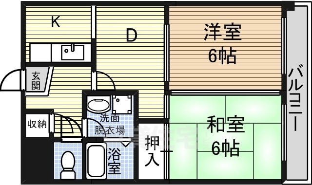 ハイツ山崎の間取り