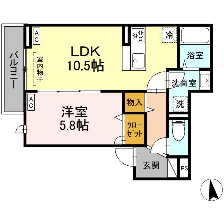 グラナーデ貫井の間取り