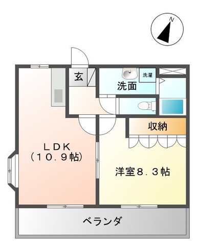 ルミナスハイムの間取り