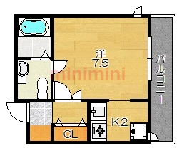 ラフォルテ駅前の間取り