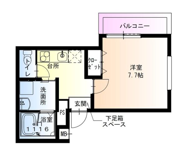 フジパレス百舌鳥八幡２番館の間取り