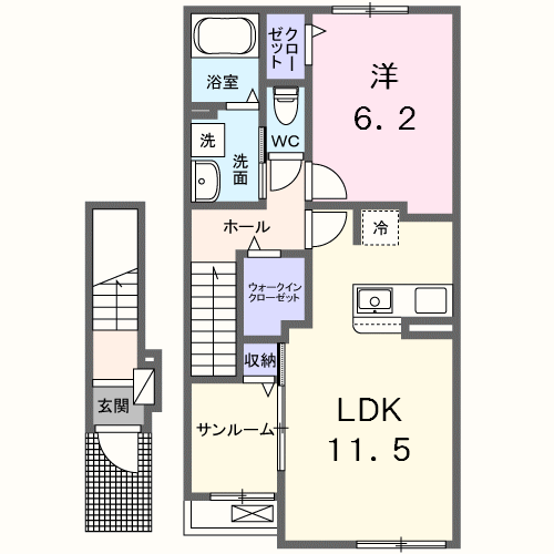 【ヘイズグラスの間取り】