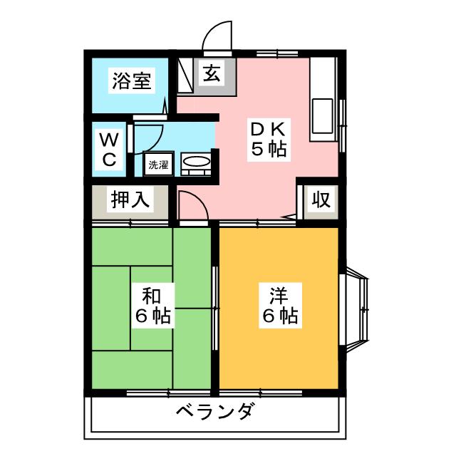 シャルマンＫの間取り