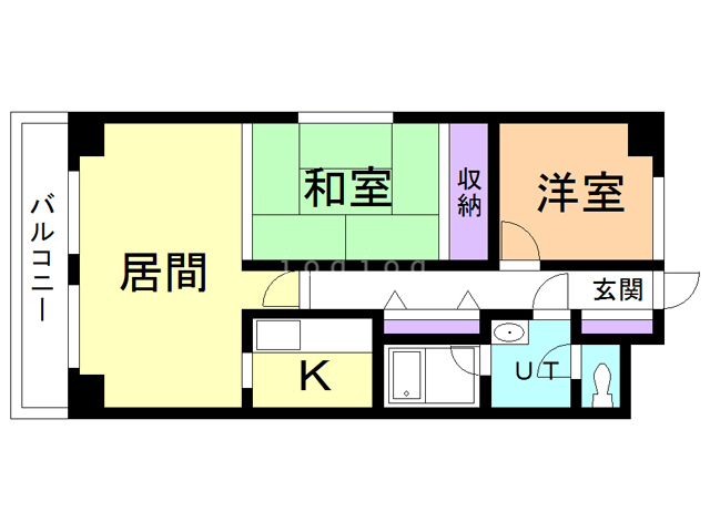 旭川四条ビルの間取り