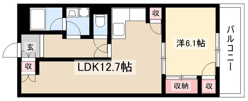 ルミエール丘上の間取り