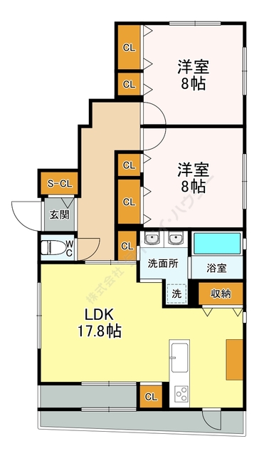 ローズコート東神奈川の間取り