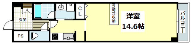 山崎マンション13の間取り