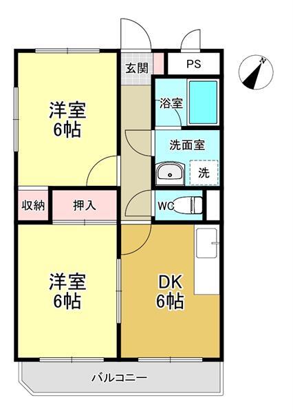 ファミール柿の木台の間取り