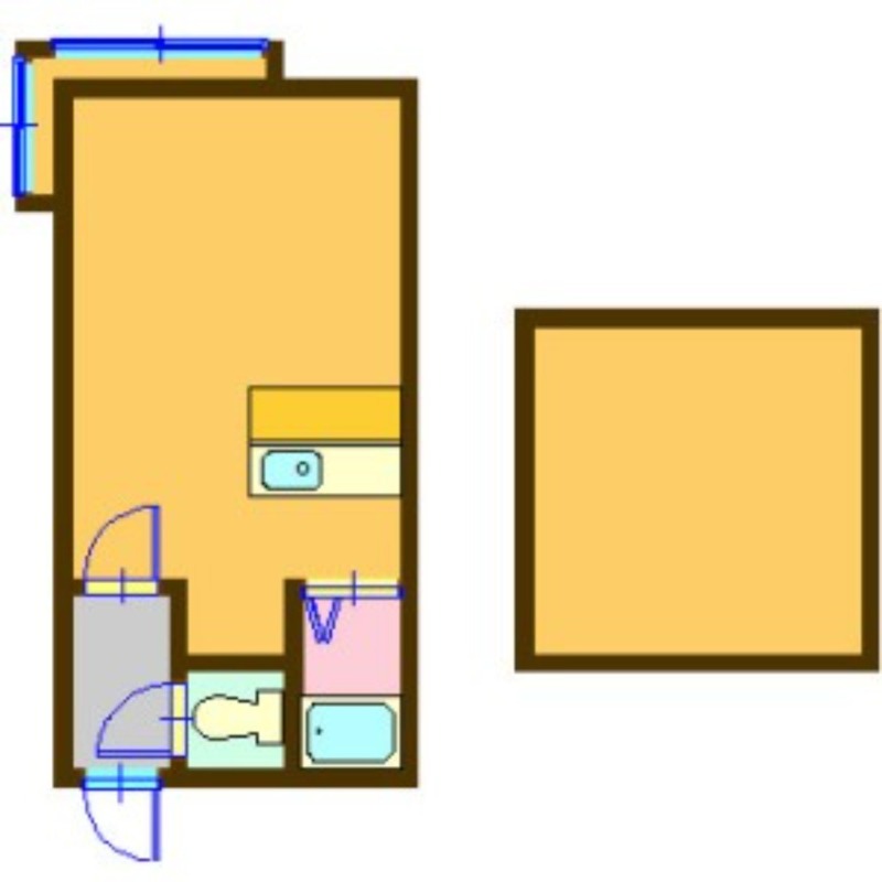 ベル澄川B棟の間取り