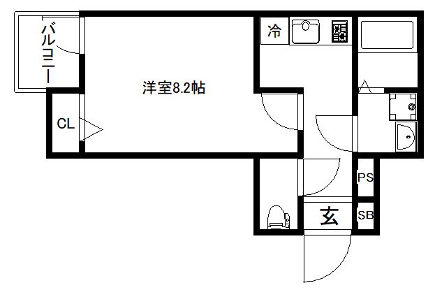 グランデコート烏丸今出川の間取り