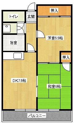 牧サンロイヤルの間取り