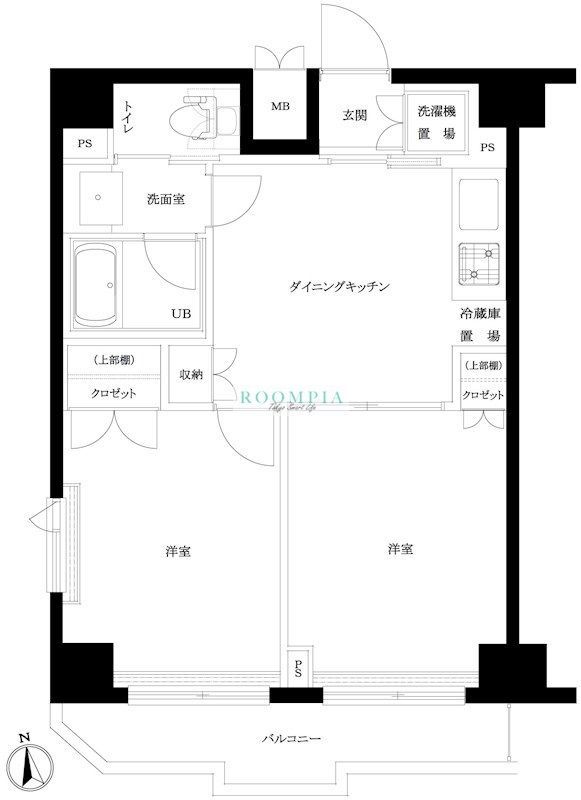 ルーブル鷺宮六番館の間取り