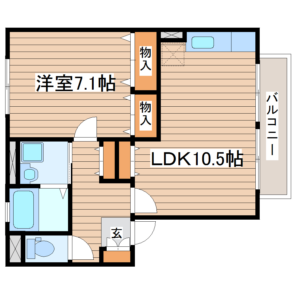 ウィルモアBの間取り