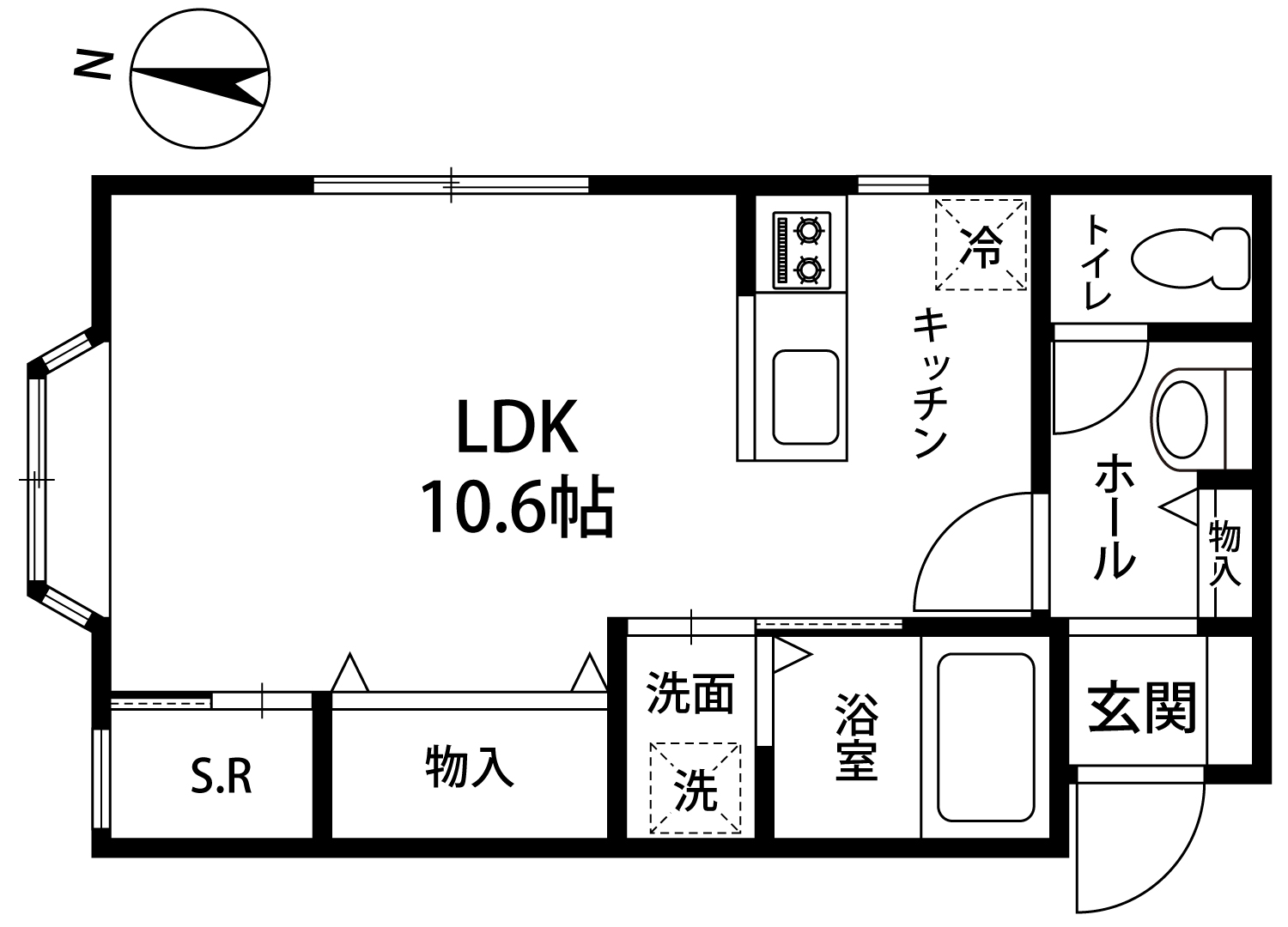 ボン レコルトの間取り