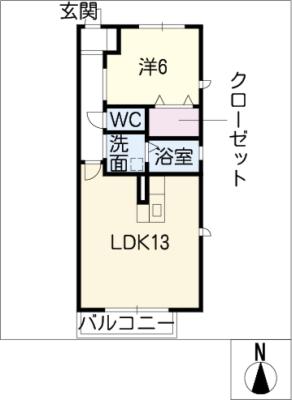 クラヴィエ２１の間取り