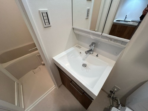 洗面設備　洗濯機・ドライヤーなど家具家電を賃料内で設置