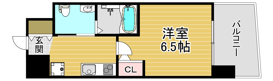 セレニテ福島プリエの間取り