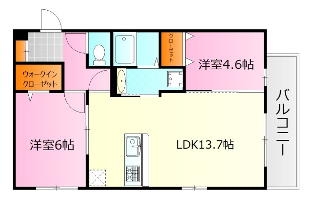 D-ROOM尾長東の間取り