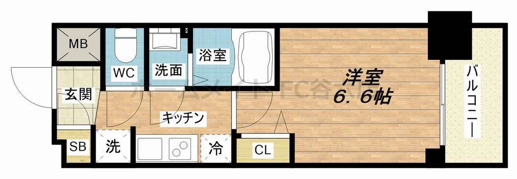 プレサンス新大阪イオリアの間取り