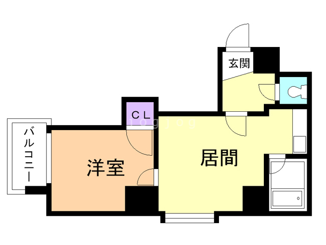 札幌市中央区南一条西のマンションの間取り