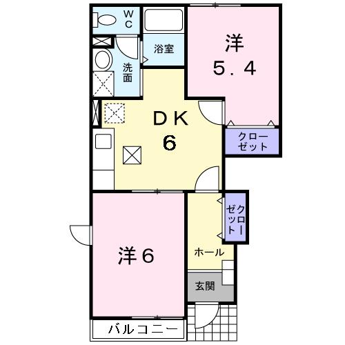 マーベラス　Ｄ棟の間取り