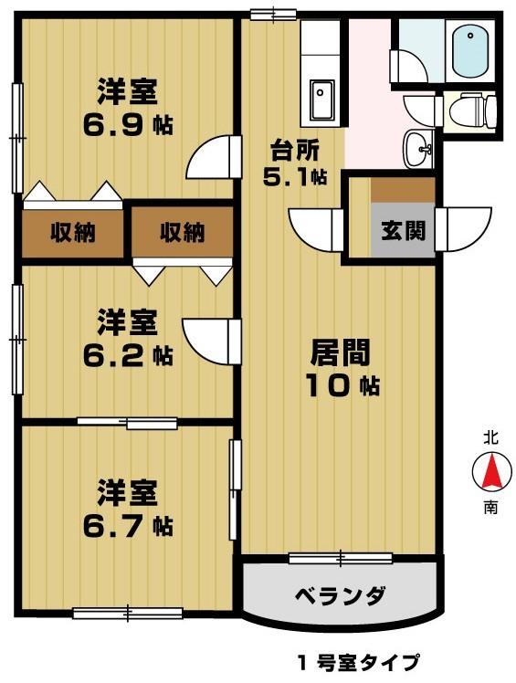 セルジェ成島の間取り