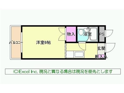 武蔵村山市中央のマンションの間取り