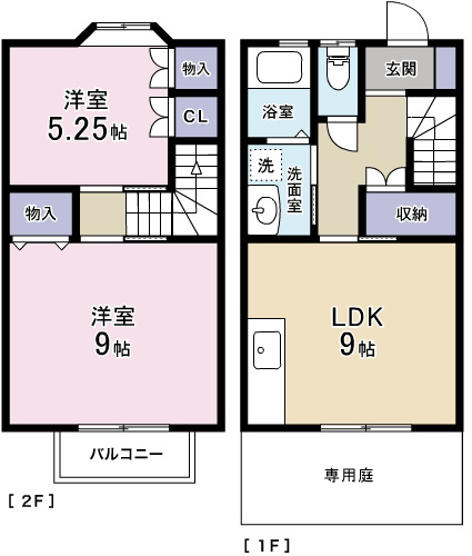 モンターニュII番館の間取り