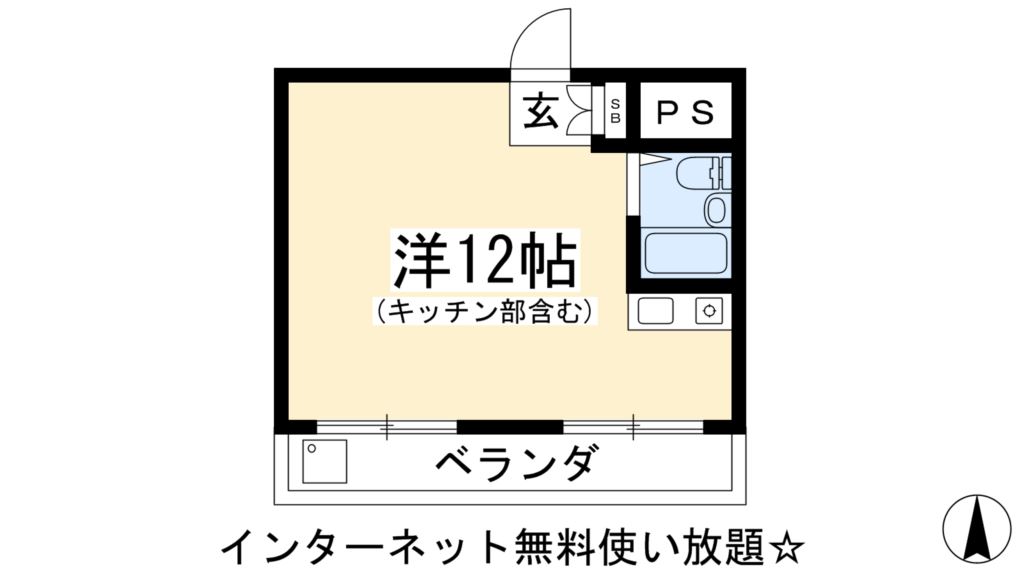 サンライズ大山の間取り