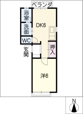 ピアかも池　Ａ棟の間取り