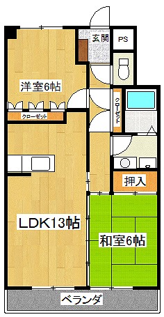 フェリス　フェンテの間取り