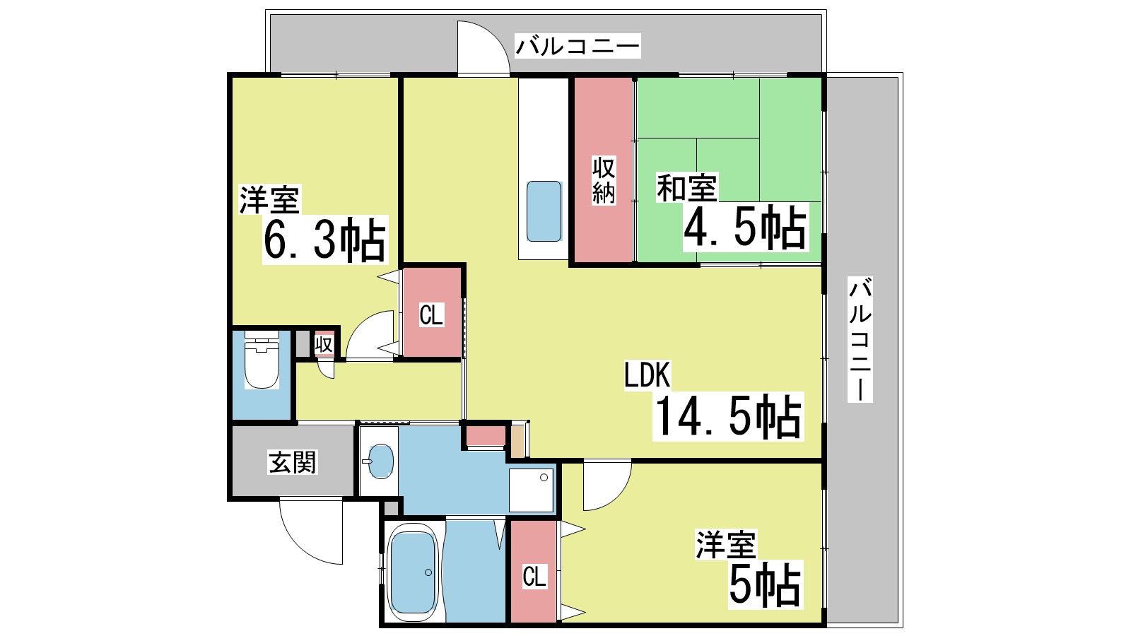 アーバン甲南の間取り