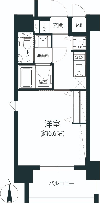 アクシオン百道エクシードの間取り