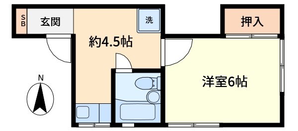 江東区白河のマンションの間取り