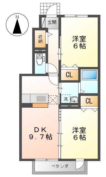 Grace Court Aの間取り