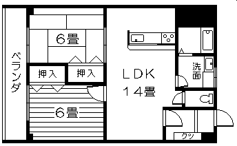 グレードハイム田上の間取り