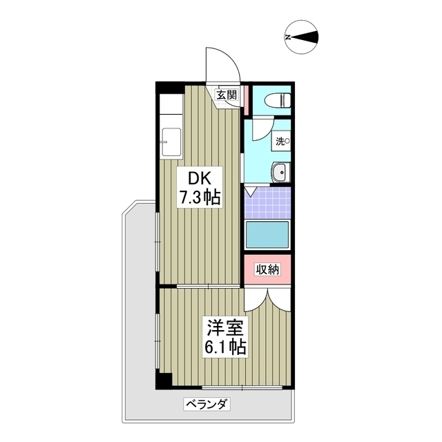 【L avenir Ka・su・gaの間取り】