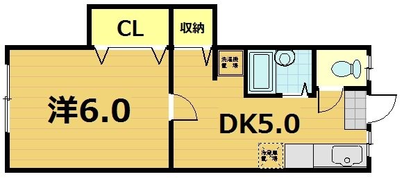 松本マンションの間取り